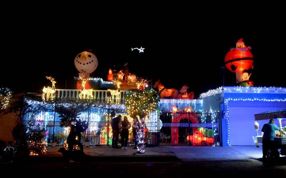 navidad casa de santa fiestas decembrinas hermosillo familia campos caraveo  luces navideñas tradicion decoracion alusiva - El Sol de Hermosillo |  Noticias Locales, Policiacas, sobre México, Sonora y el Mundo