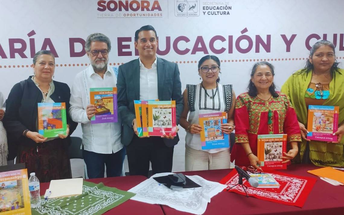 Presentan en Sonora los libros de texto en lenguas Seri, Mayo y Yaqui